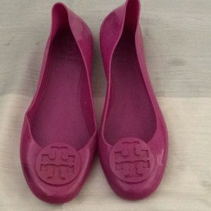 Tory Burch Jelly/ plastic reva flats